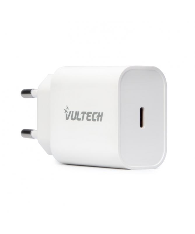 VULTECH CARICATORE DA RETE ELETTRICA USB TYPE-C 20W CC-120PDCWH