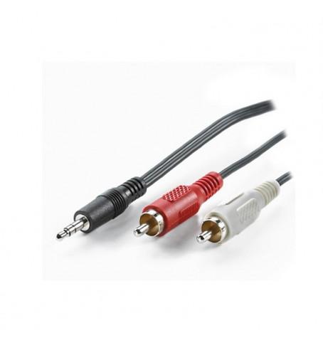ADJ CAVO AUDIO AUX JACK 35MM TO RCA MASCHIO 1.5M 11.99.4341