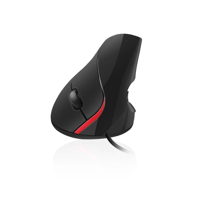 EWENT MOUSE ERGONOMICO CONTRO TUNNEL CARPALE CON IMPUGNATURA VERTICALE 100DPI USB EW3156