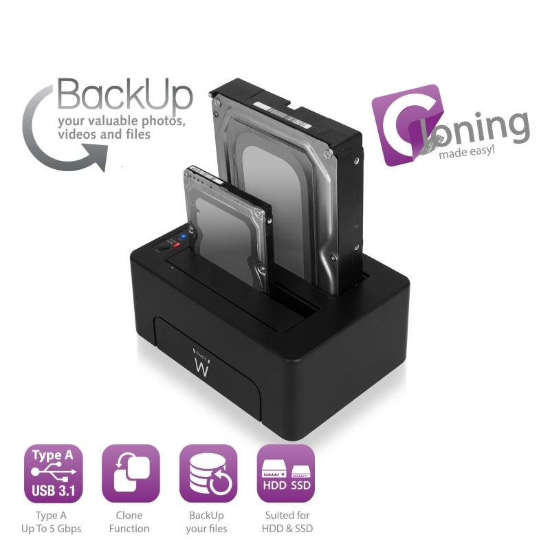 EWENT DOCKING STATION USB...