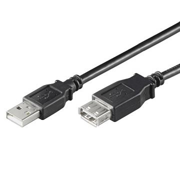 EWENT CAVO PROLUNGA USB 2.0 A/A M/F 06MT NERO BULK CC-100201-006-N-B