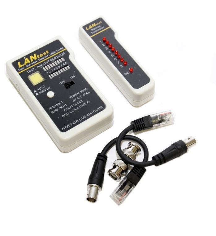 WP CABLING NETWORK TESTER PROFESSIONALE RJ11/RJ12/RJ45/BNC WPC-TST-003
