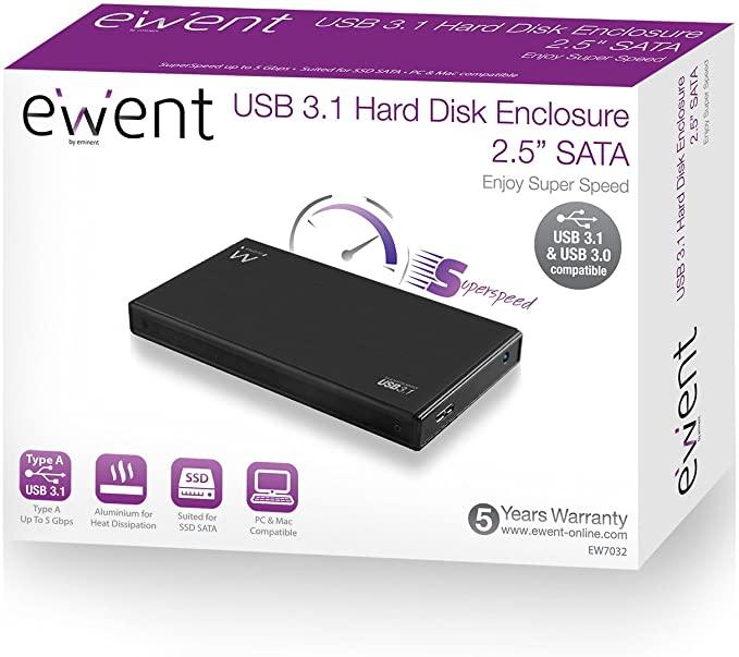 EWENT BOX PER HDD/SSD 25"...