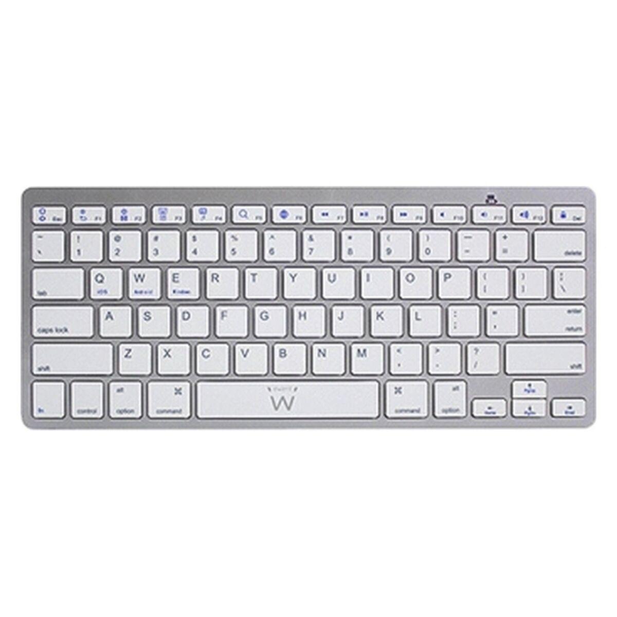 Tastiera Bluetooth Ewent iOS/Android/Win Slim Argento