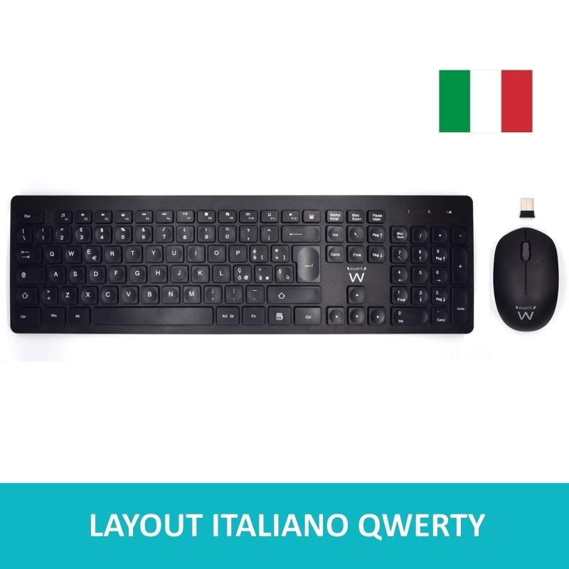 EWENT KIT TASTIERA MOUSE WIRELESS DESKTOP EW3255