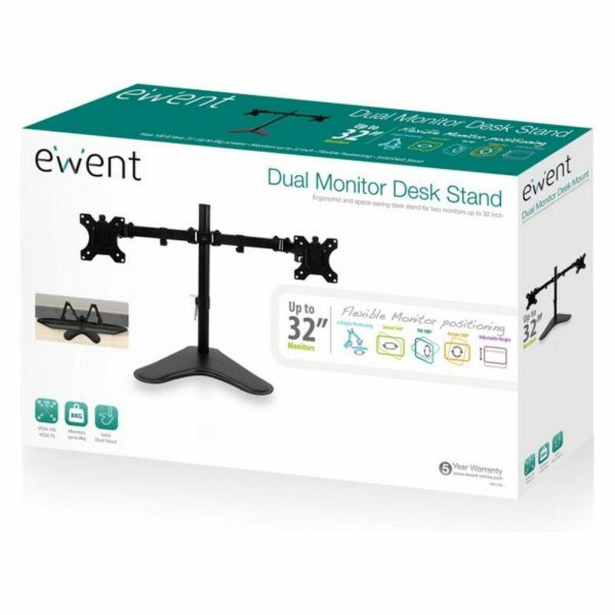 EWENT EW1536 Supporto Desktop 2x32" Monitor VES