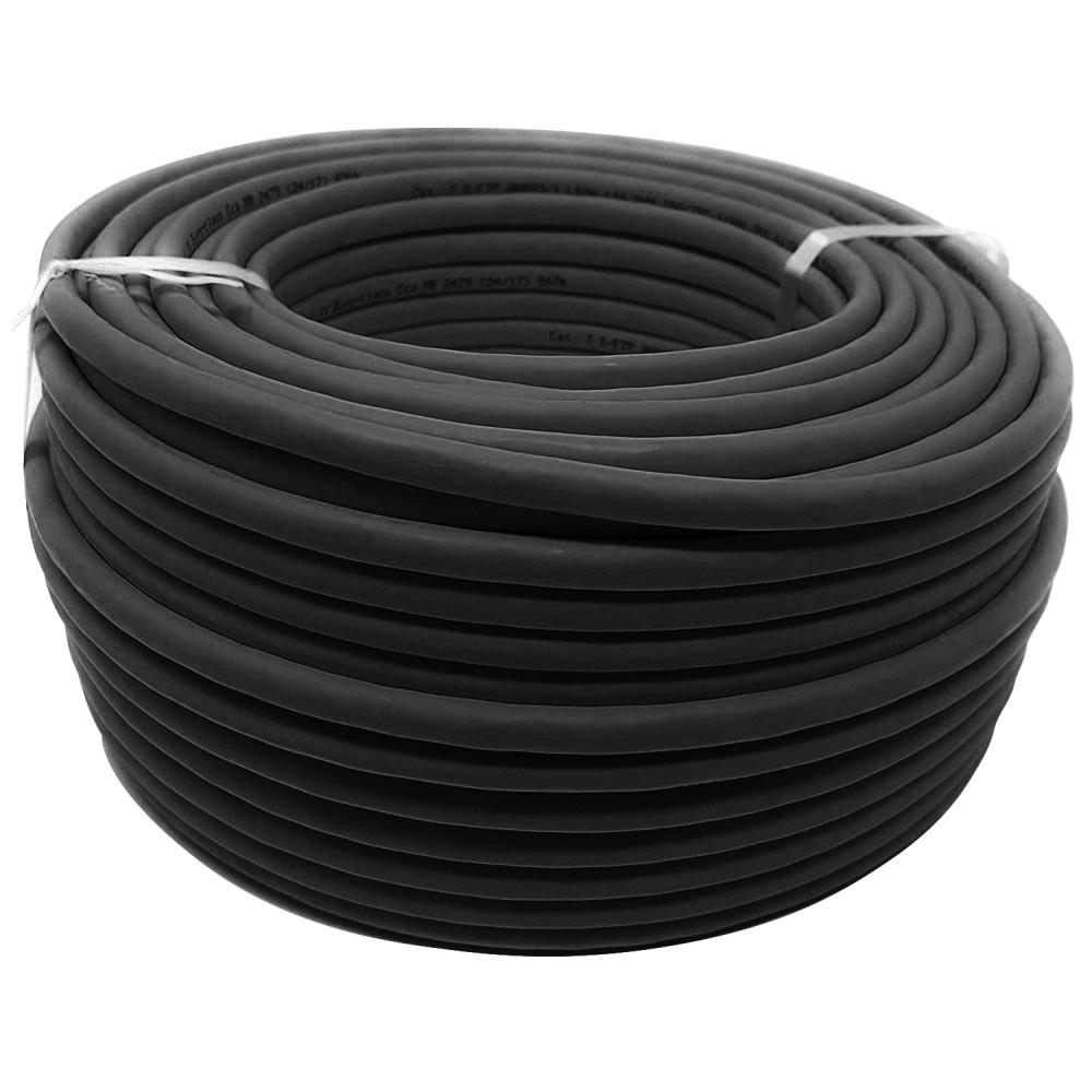 Techly ITP7-UTP-0100LO cavo di rete Nero 100 m Cat5e U/UTP (UTP)