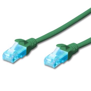 EWENT CAVO DI RETE U/UTP PATCH CORD 05MT CAT 5e COLOR VERDE EW-5U-005G IM1142