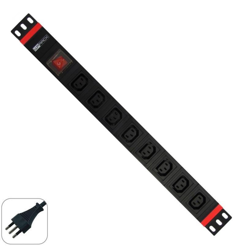 WP MULTIPRESA RACK 19" 8...