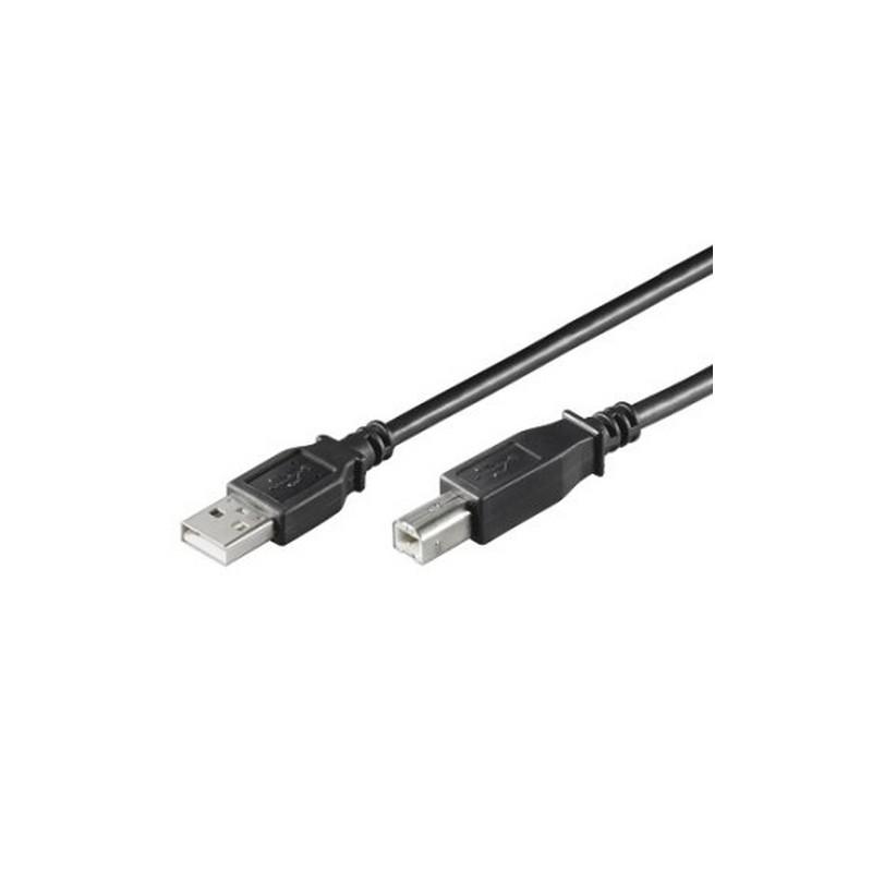 EWENT CAVO USB A/B M/M 18MT NERO PER STAMPANTI EW-UAB-018 EC1004