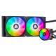 COOLER ITEK " EVOLIQ 240 V2 ARGB" 240mm (Raff. a Liquido) ARGB TRAMITE CONTROLLER O MB PWM SKT UNIVERSALE - ITLCEVOA240V2