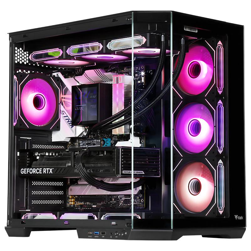 itek DARK CAVE AKU Tower Nero