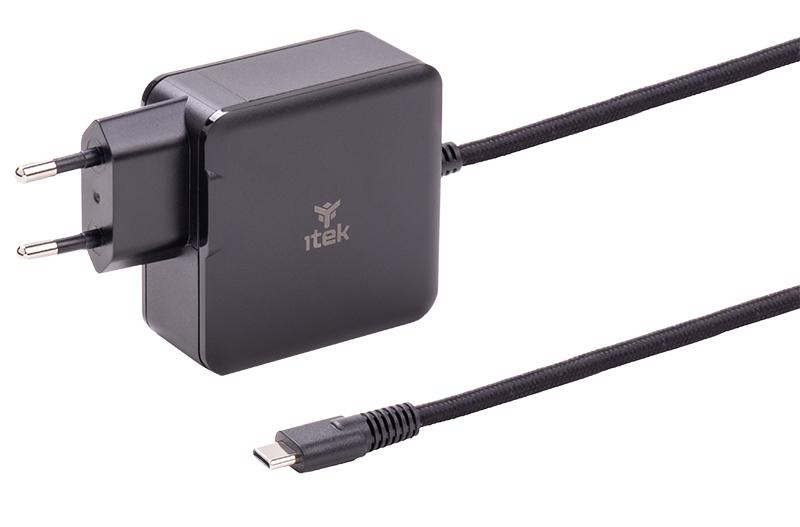 itek ITNBACWB065 Caricabatterie per dispositivi mobili Computer portatile Nero AC Ricarica rapida Interno