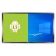 MONITOR INTERATTIVO TOUCH YASHI 75" LY7513 LCD 4K TYPE-C 4GB RAM ANDROID 13 staffa a muro inclusa