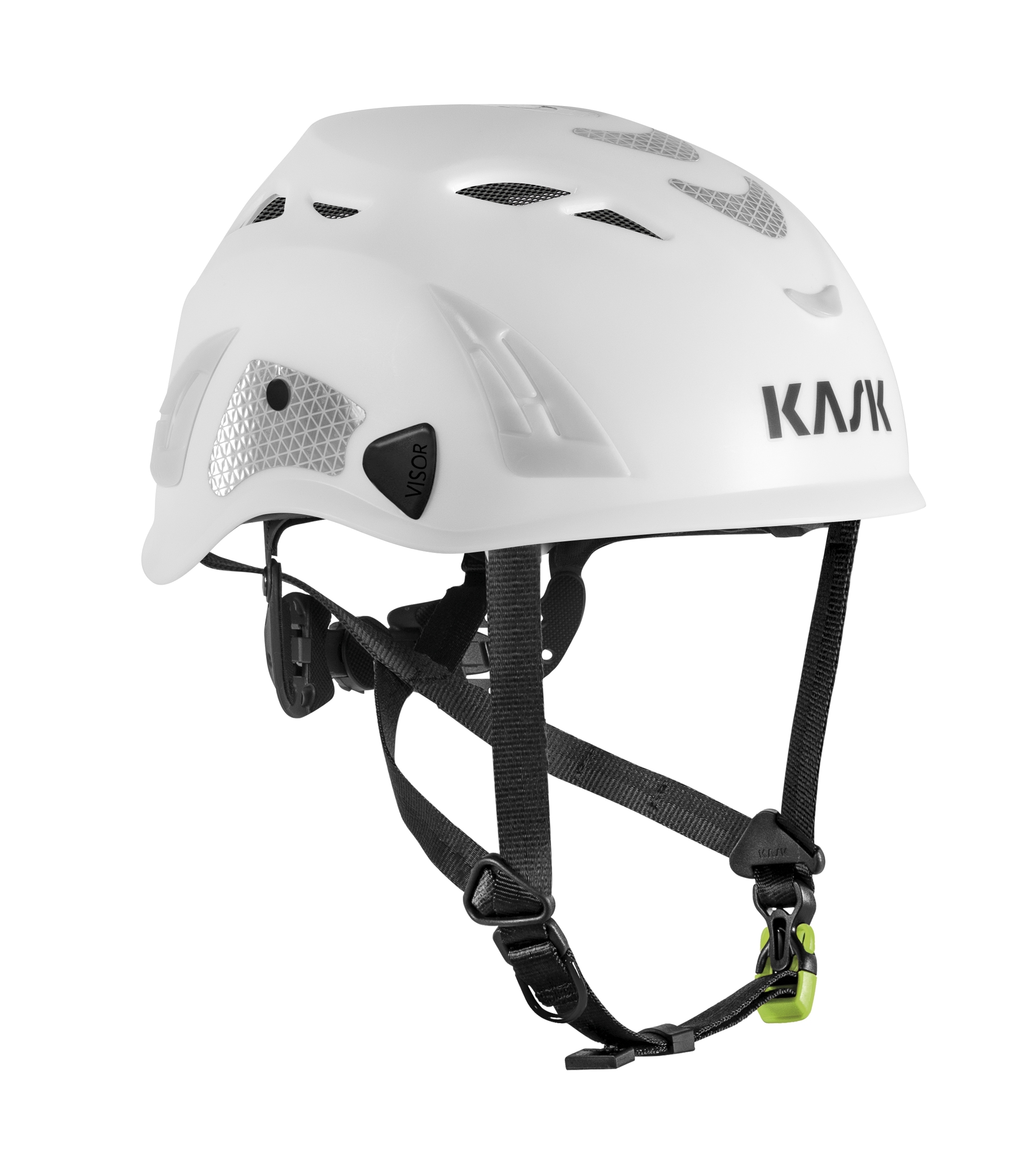 Kask WHE00109-201 SUPERPLASMA PL HI VIZ, 201-Bianco