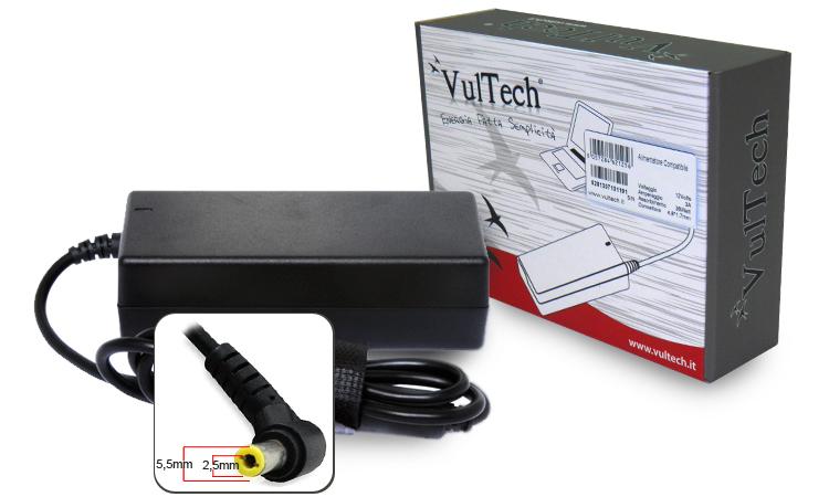 VULTECH ALIMENTATORE PER ASUS 55x25 MM 90W 19V 474A AS19474C-312