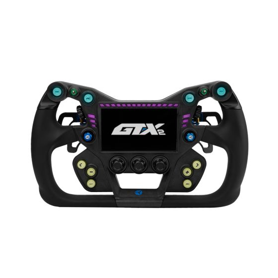 Volante GTX2, nero/blu - impugnatura da 30 cm