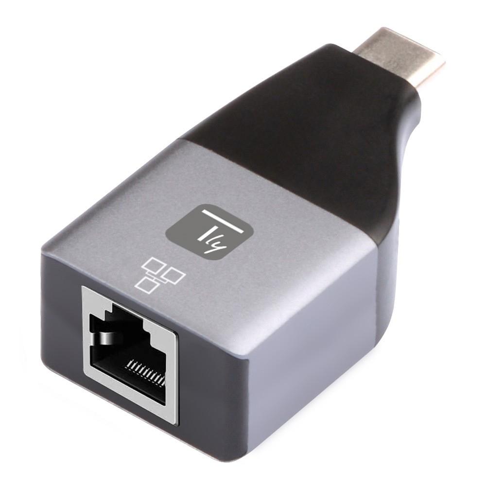 Techly IADAP USBC-ETGIGA scheda di rete e adattatore Ethernet 1000 Mbit/s