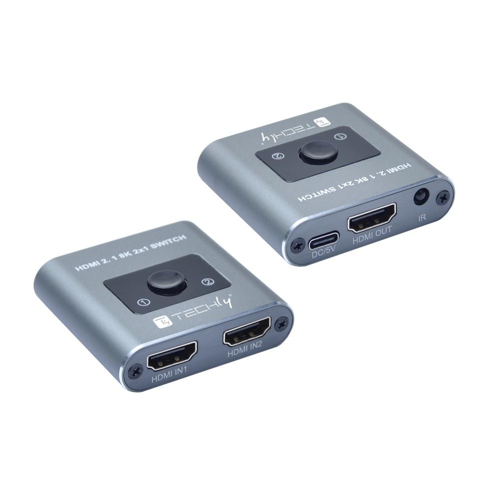 Techly IDATA HDMI-2128KT conmutador de vdeo