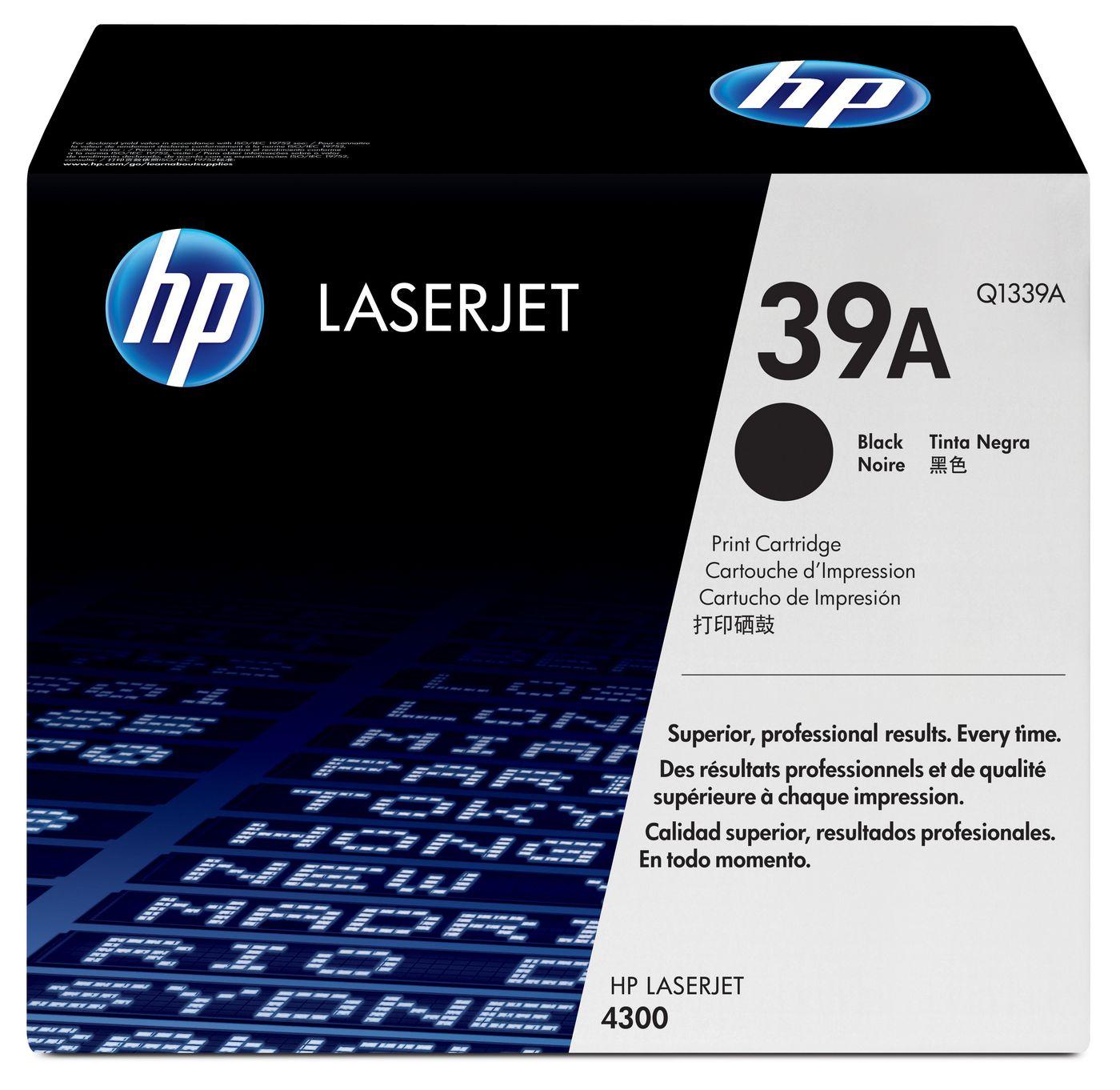 HP 39A Black Original LaserJet Toner Cartridge cartuccia toner 1 pz Originale Nero