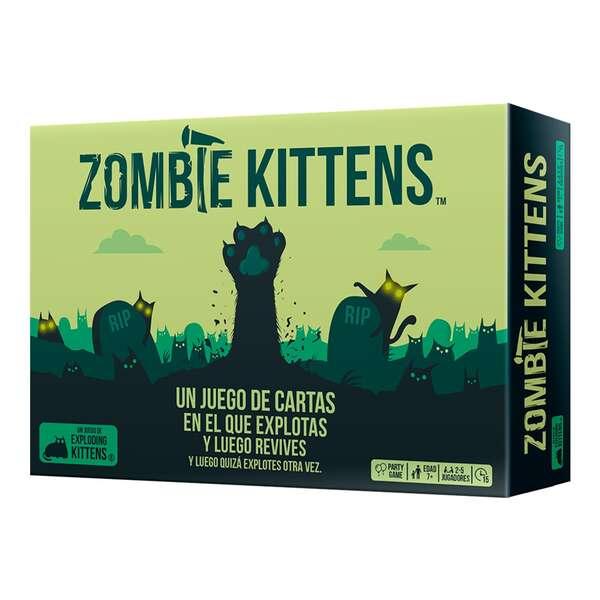 Gioco di carte Zombie Kittens - Tema Animali/Zombie/Umorismo - Da 2 a 5 giocatori - Et 7 - Durata 15 minuti. ca.