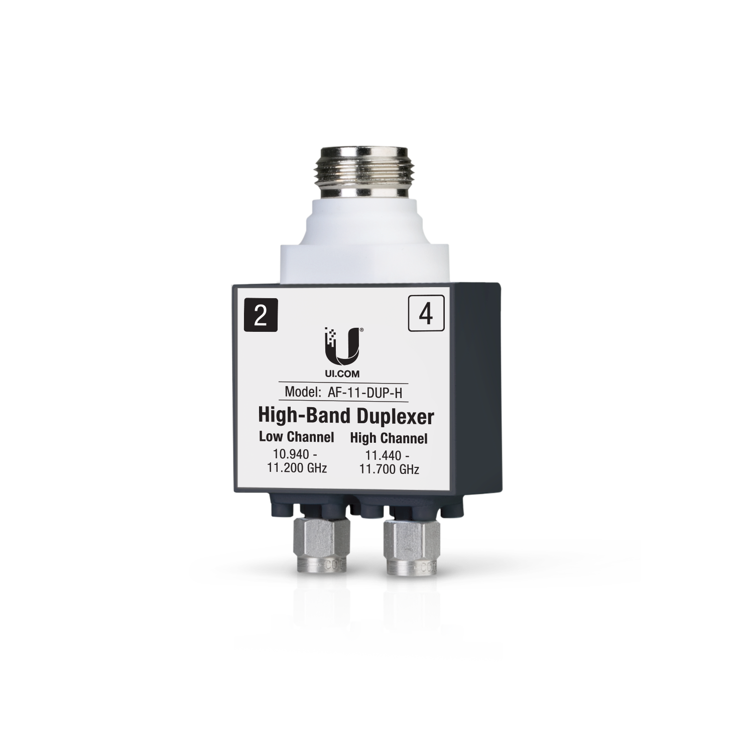 Ubiquiti Networks AF-11-DUP-H adattatore di fibra ottica 1 pz Nero, Argento, Bianco