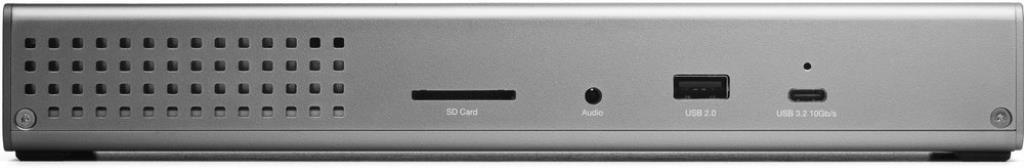 OWC Dock Thunderbolt Go / 2x TB4 1x USB3.2 Gen2 Type-C + 2x Type-A / 1x USB2.0 / 1x HDMI / 1x 2.5GbE RJ45 / 1x Audio