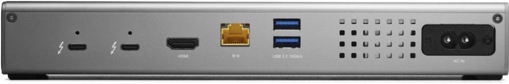OWC Dock Thunderbolt Go / 2x TB4 1x USB3.2 Gen2 Type-C + 2x Type-A / 1x USB2.0 / 1x HDMI / 1x 2.5GbE RJ45 / 1x Audio