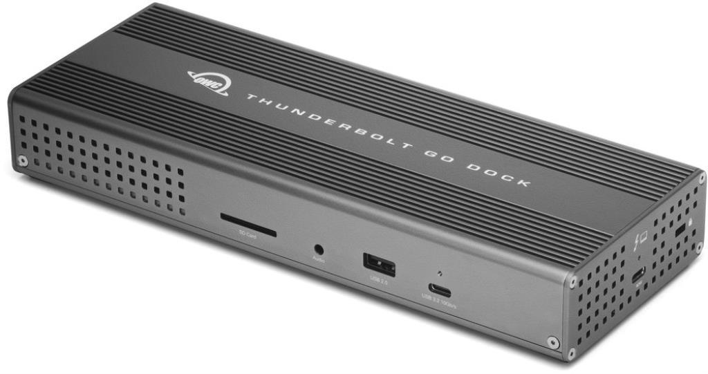 OWC Dock Thunderbolt Go / 2x TB4 1x USB3.2 Gen2 Type-C + 2x Type-A / 1x USB2.0 / 1x HDMI / 1x 2.5GbE RJ45 / 1x Audio