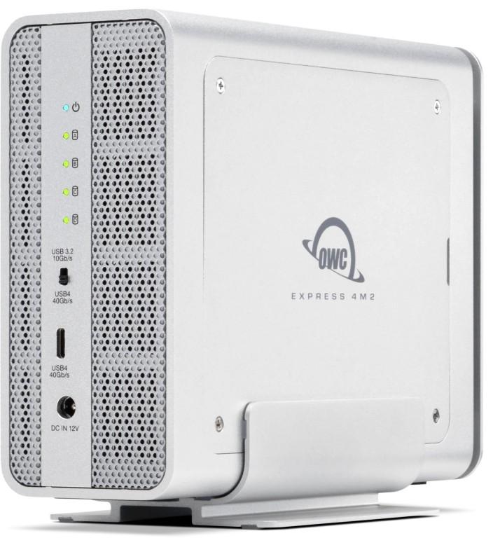 OWC EXpress 4M2 - 4 slot m.2 NVMe - 1x USB4 / TB5 40Gbps - Raid Soft 0/1/4/5/10