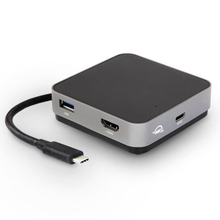 USB-C Travel Dock 5 ports 2x USB3.1 / USB-C / SD / HDMI 2.0 - Grigio siderale