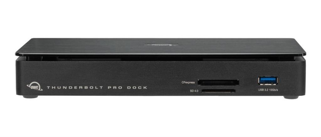 Dock OWC Pro Thunderbolt 3 / USB3.2 Gen2 Type-C / 10GbE / DisplayPort / carte SD / CFexpress