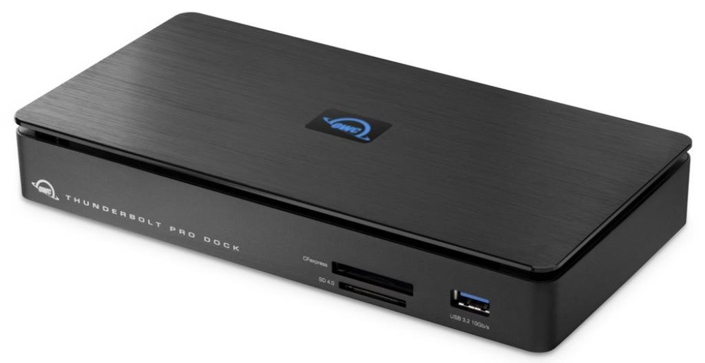 Dock OWC Pro Thunderbolt 3 / USB3.2 Gen2 Type-C / 10GbE / DisplayPort / carte SD / CFexpress