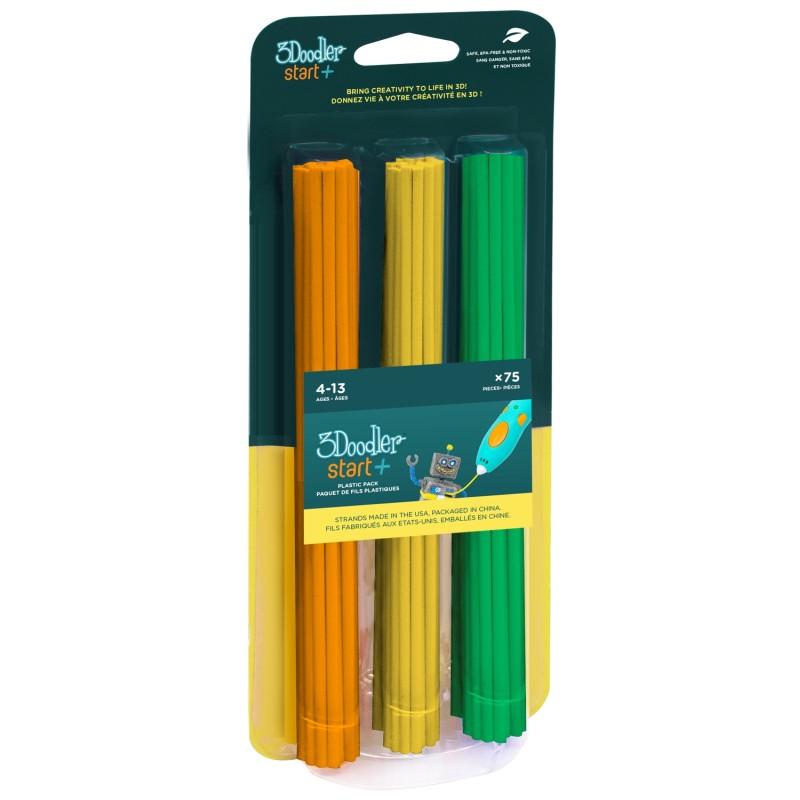 3Doodler Start 193672 materiale di stampa 3D Giallo Verde Arancione
