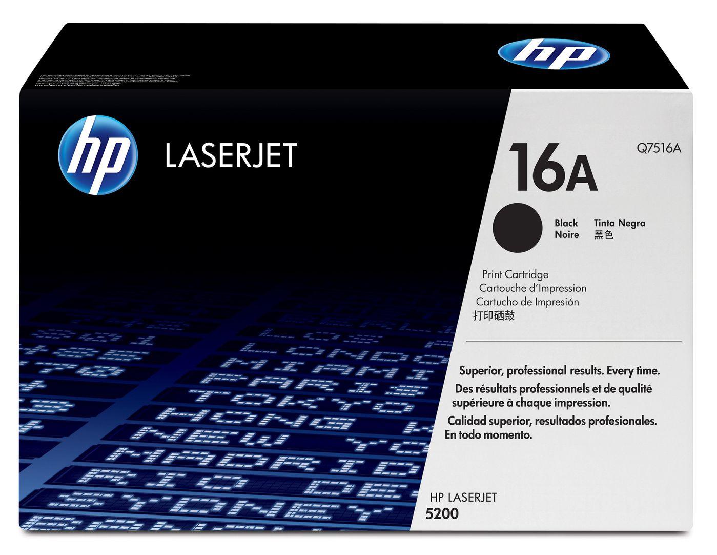 HP Cartuccia Toner originale nero LaserJet 16A 1 pezzo(i) [Q7516A]