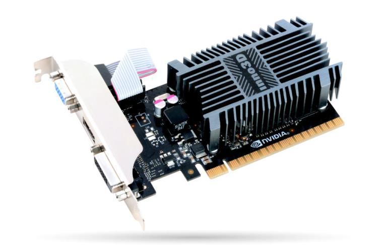 SCHEDA VIDEO GEFORCE GT710 SILENT 2 GB PCI-E LP (N710-1SDV-E3BX)