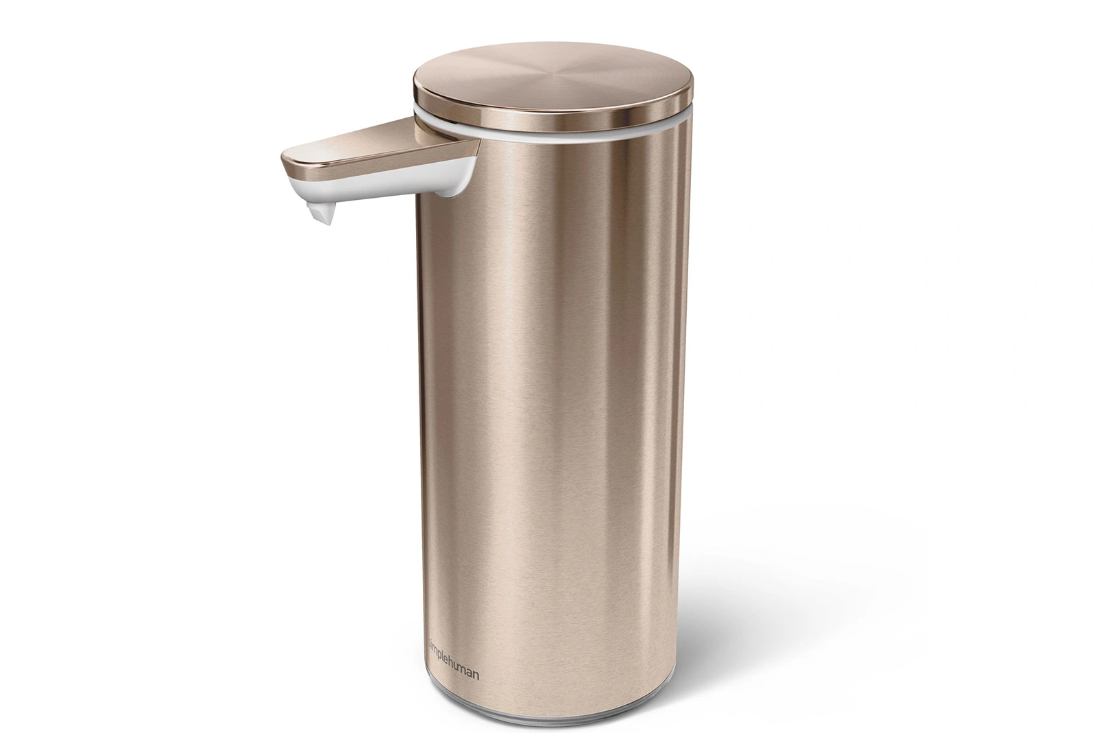 dispenser con sensore ricaricabile simplehuman, acciaio inossidabile di alta qualitÃƒÂ  in oro rosa