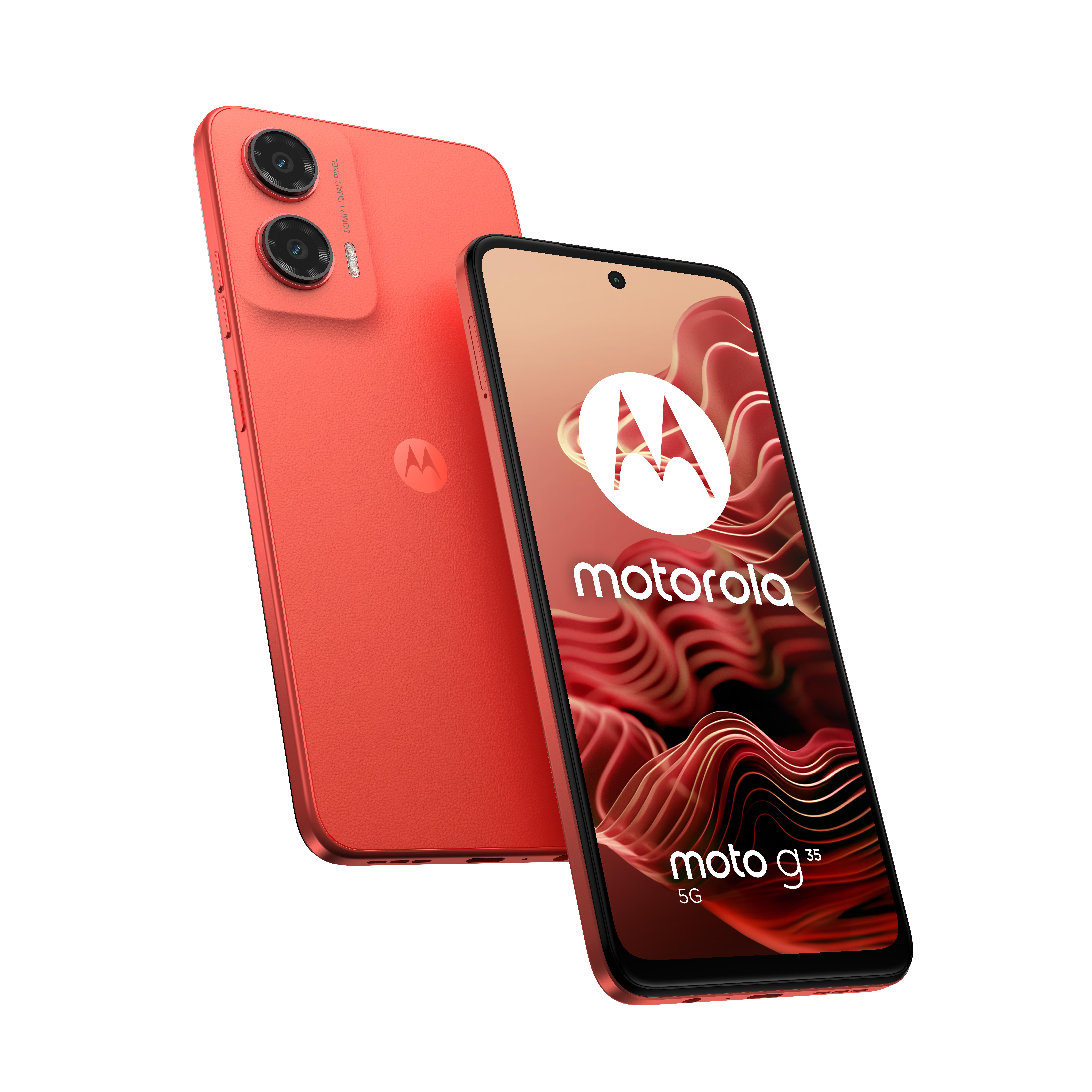 Motorola moto g35 5G 171 cm (6.72") Doppia SIM Android 14 USB tipo-C 4 GB 128 GB 5000 mAh Rosso