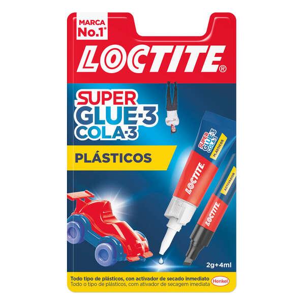 Loctite Superglue-3 Plastiche Difficili Bl 4ml 2gr - Colla Trasparente e Liquida - Formulata per Plastiche Difficili - Facile
