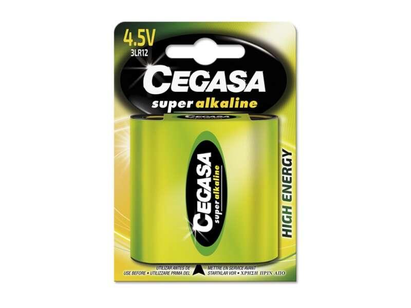 Batteria Super Alcalina Cegasa 3LR12 - Alta Tecnologia - Affidabilit - Alte Prestazioni - Massime Prestazioni - Vari Colori