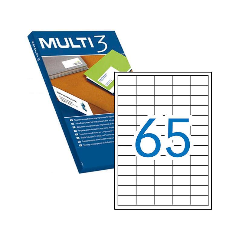Multi3 6.500 White Label Dritti Canzoni Diretti 380x212 mm con adesivo permanente multiuso
