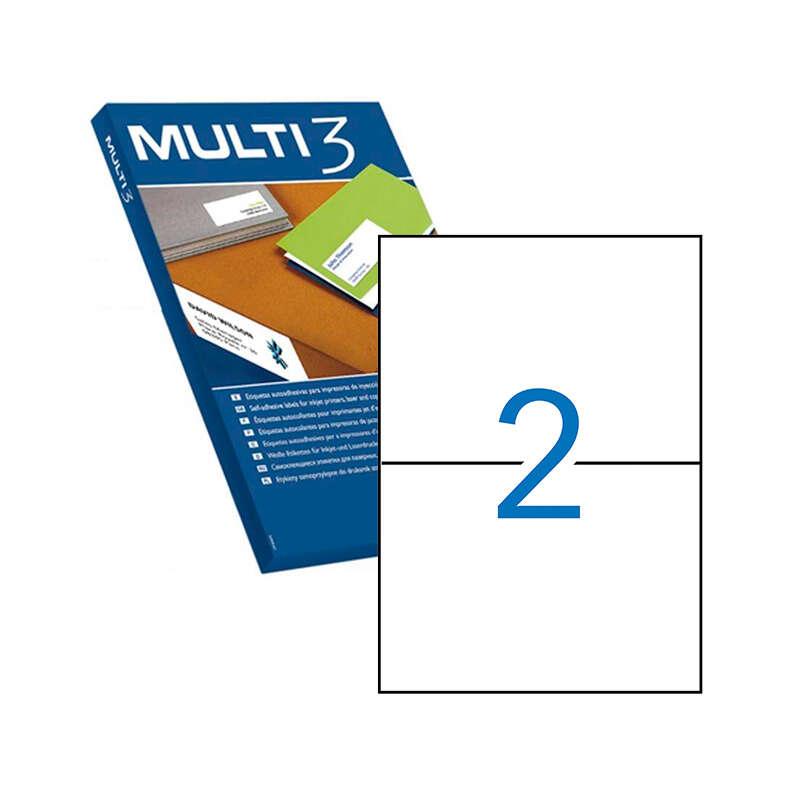 Confezione Multi3 da 1.000 Driver Songs White Label Dimensioni 2100x1480 mm con adesivo permanente per molteplici usi