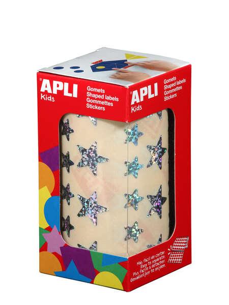 APPLI GOMET Olografica - 125 mm e 195 mm - adesivo permanente - 59 nebbie pre-roqueti - 2.360 gomet per rotolo