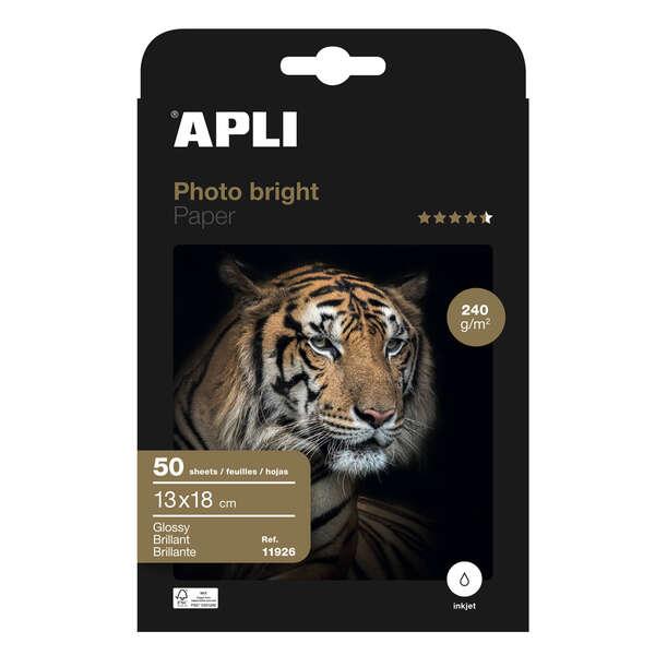 Carta fotografica APPI Photobright 13 x 18 cm 240 g 50 fogli