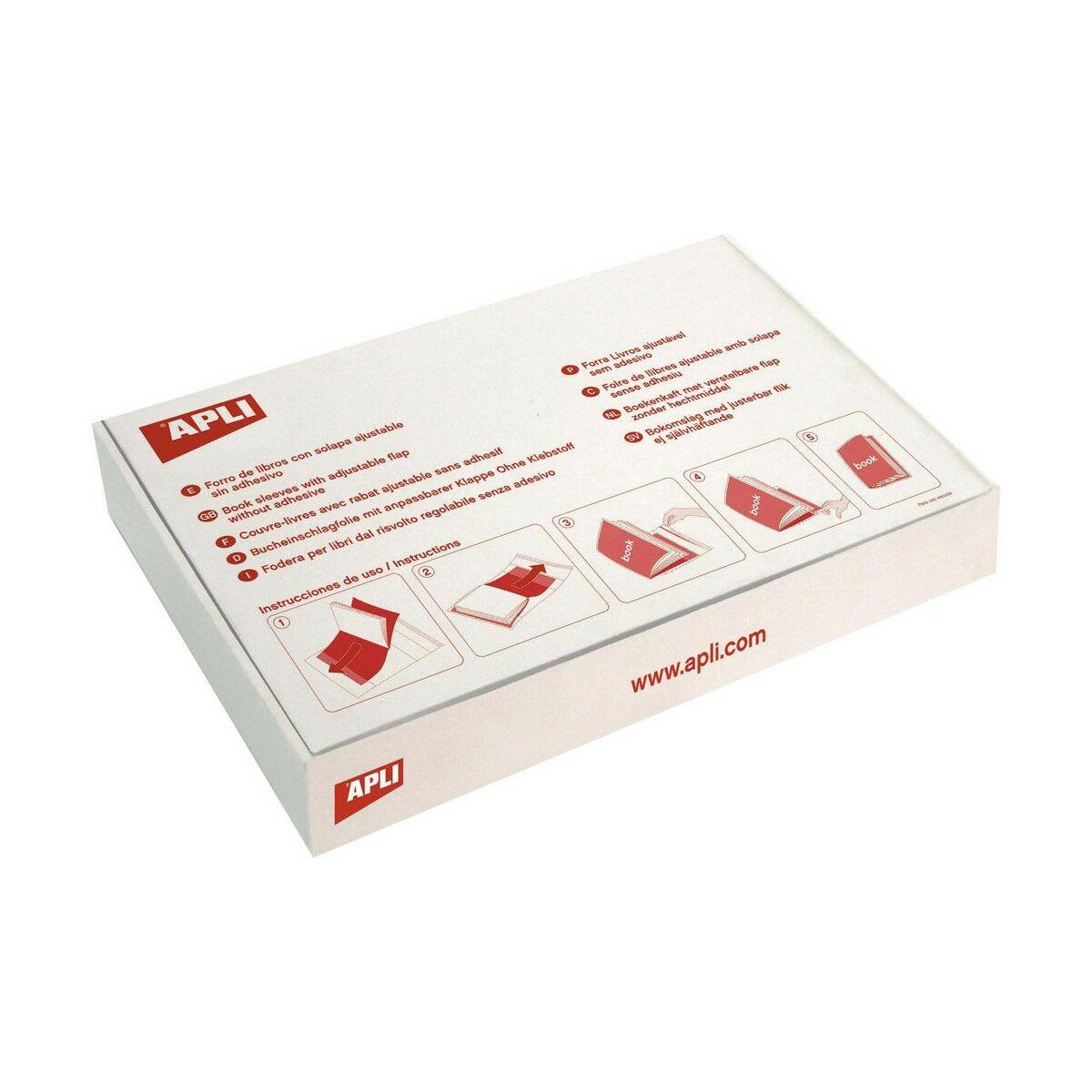 Custodia Libro Apli 100 Unità 28 x 53 cm Trasparente (100 Unità )