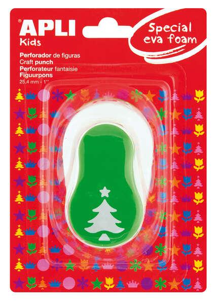APPI Christmas Tree Tree Darger - Figura 254 mm - Perfere di carta cartoncino cartoncino cartoncino e schiuma Eva sottile fino