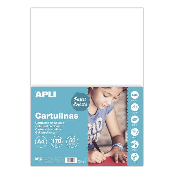 Applicazioni Cartoncino Bianco A4 170G 50 fogli