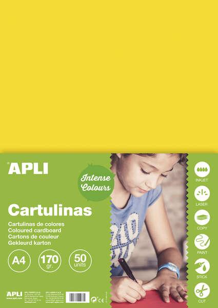 Applica Cartoncino Giallo A4 170G 50 fogli