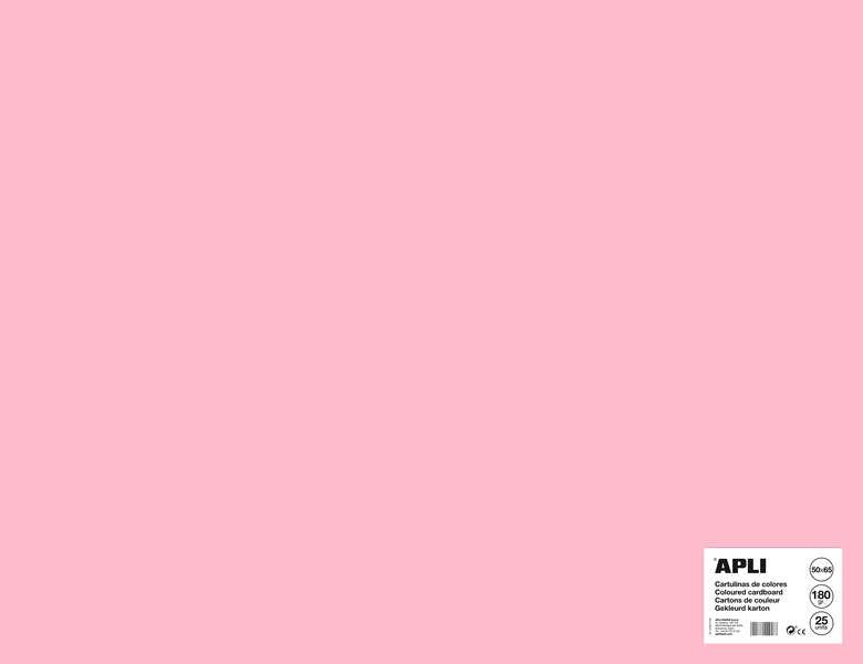 Applica lettera rosa 50 x 65 cm 170g 25 fogli