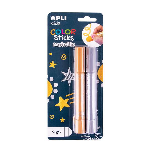 APPI Color Sick SCACED TEMPLE - PACCHE 2 unità di 6G in colori metallizzati - Non macchiarsi finitura satinata